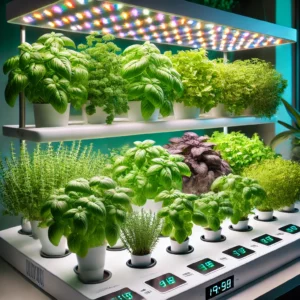 A garden optimized for essential oils in Hydroponics