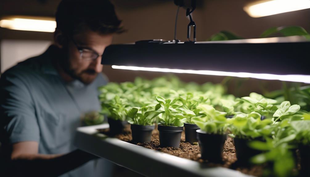 troubleshooting hydroponic grow lights for dim or flickering lights