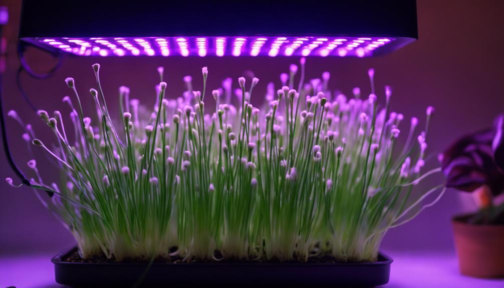 grow lights for chives