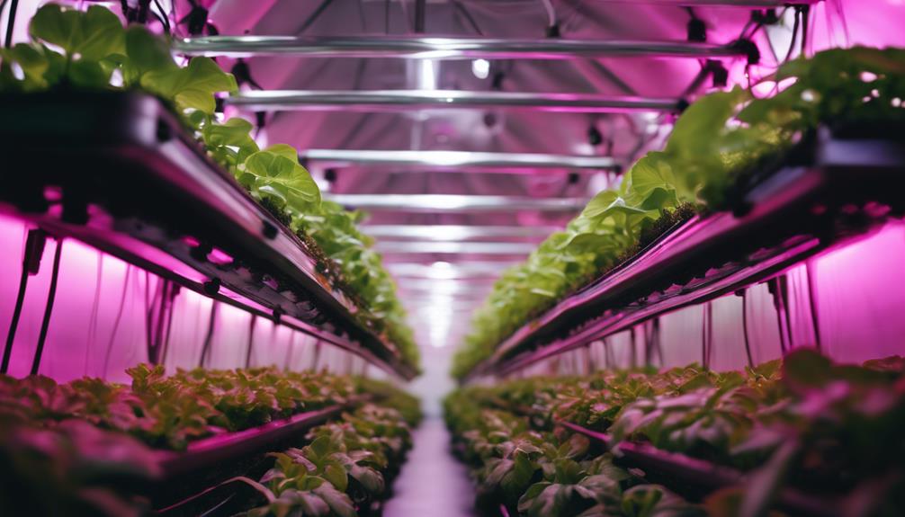 hydroponic light coverage optimization