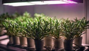 hydroponic rosemary lighting guide