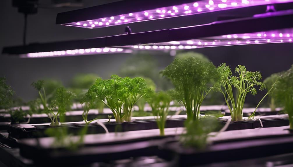 dill growth with grow lights how to select the proper lighting