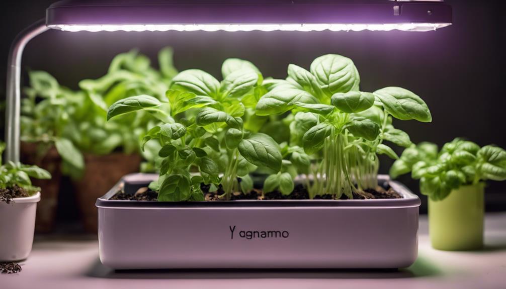 indoor hydroponic herb garden