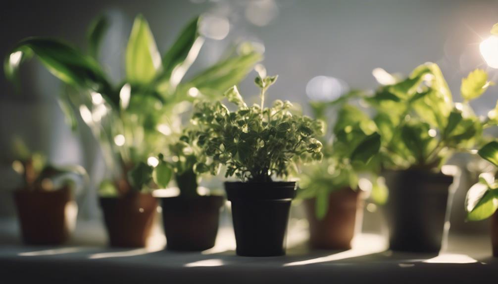 maximizing light intensity for plants