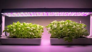 comparing led and fluorescent exploring hydroponic herb light requirements