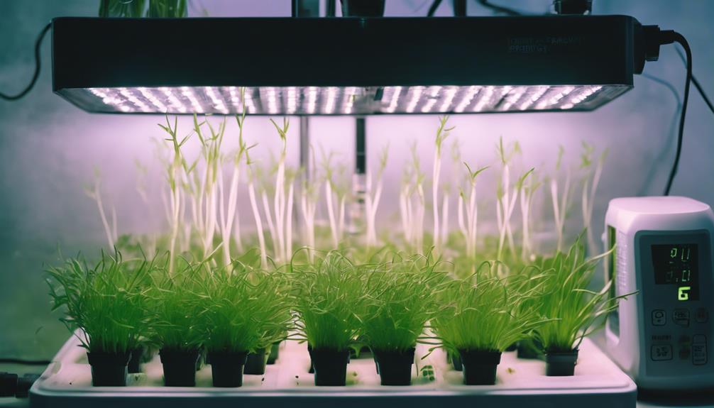 chives thrive in sun, to grow chives hydroponically indoors, you need to simulate that.