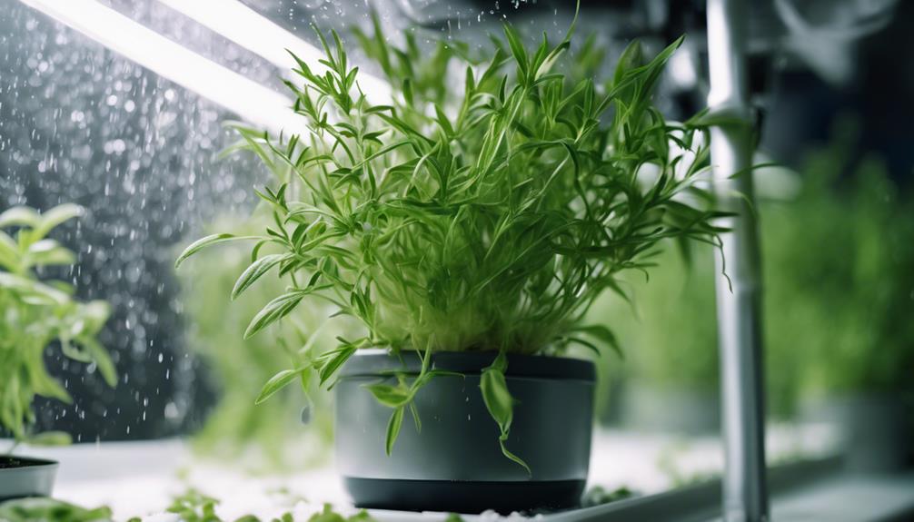 cultivating tarragon with hydroponics