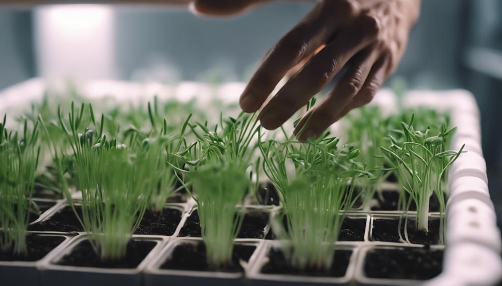 growing chives with care when growing them hydroponically indoors