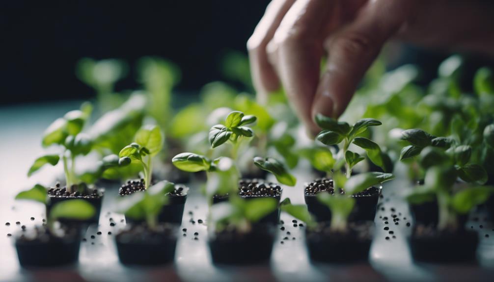 Start basil from seeds when you grow hydroponic basil indoors