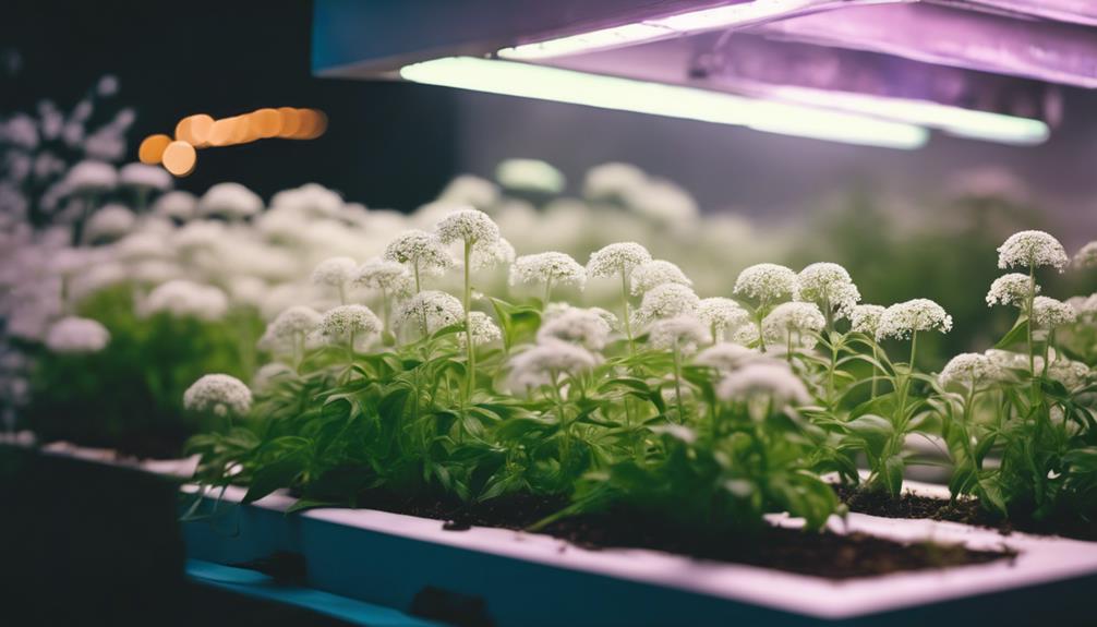 valerian thrives in hydroponics