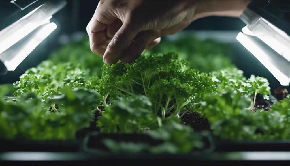 seed planting basics guide to help you grow parsley hydroponically indoors