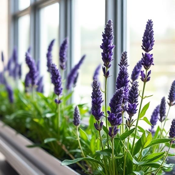 indoor hydroponic lavender growing