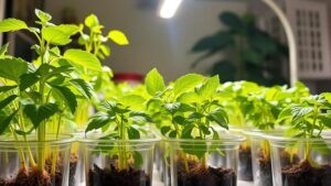 Herbs with different growth rates, a consideration when you need to select seeds for an indoor hydroponic herb garden