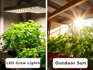 LED Grow Lights vs Sunlight? Decide which is better when you measure daily light integral