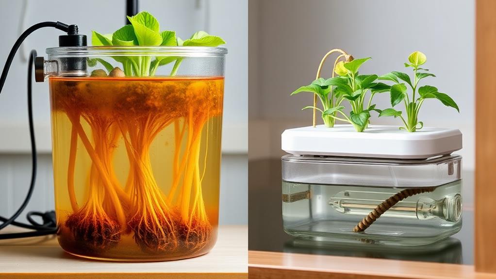 deep water culture vs kratky method